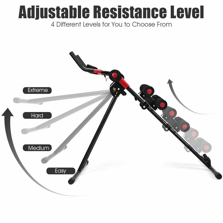 Gymax fitness abdominal trainer 5 minute shaper core toner exerciser hotsell