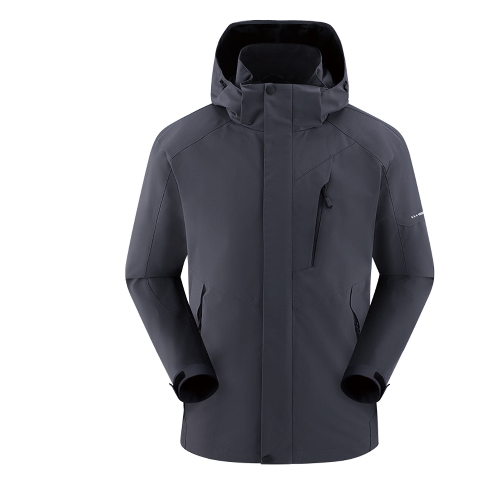 Doudoune femme à capuche Imperméable fermeture éclair Épais chaud