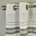 thumbnail image 2 of SKL Home Slate Stripe Curtain Panel Pair, White, 52x63, 2 of 5