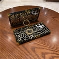 thumbnail image 5 of Feather Leopard Print Square Plating Case For Samsung Galaxy S23 S24 S22 S21 S20 Note 20 Ultra A15 A25 A55 A54 Ring Holder Cover, 5 of 5
