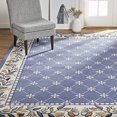 thumbnail image 2 of Home Dynamix Tapis de Zone Lyndhurst Sheraton, 5 Pieds2"x7'4 Pouces Rectangle, Bleu Marine, 2 of 4