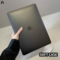 thumbnail image 2 of No fingerprint Laptop case for Macbook air 13 case M1 M2 for Macbook Air 15.3 2023 2022 Air 13.6 2021 for Macbook Pro 13 case (Black,Air 15.3 A2941 A3114), 2 of 7