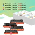 thumbnail image 3 of AAZTECH 6-Pack Compatible Toner Cartridge for HP CF450A 655A M652 M653 MFP M681 MFP M682z (3* Black, Cyan, Magenta, Yellow), 3 of 10