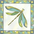 thumbnail image 2 of Lam, Vanna 20x20 White Modern Wood Framed Museum Art Print Titled - Mini Luminous Dragonfly II, 2 of 4