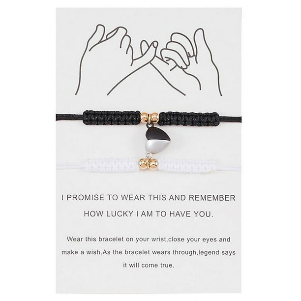 Pulsera de protección de buena suerte, regalo para mujeres, hombres, niños y niñas, joyería de amistad