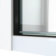 thumbnail image 4 of Alliance Swing 30 - 31 in. W x 72 5/8 in. H Semi-Frameless Swing Shower Door in Matte Black and Clear Glass, 4 of 5