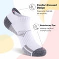 thumbnail image 4 of COOPLUS Womens Ankle Socks Performance Low Cut Athletic Socks 6 Pairs, 4 of 8