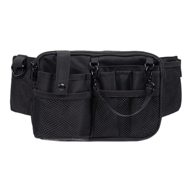 Riñonera organizadora ajustable para , cinturón de herramientas, bolsa de cintura para veterinarias profesionales. Negro