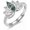 6, variant on Natural Moss Agate Lotus Open Rings for Women 925 Sterling Silver Adjustable Lotus Flower Promise Ring Jewelry Gifts for Mom Wife Girlfriend Her