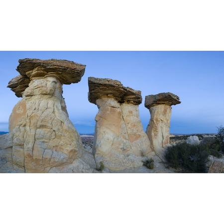 Hoodoo rock formations Grand Staircase-Escalante National Monument Utah USA Canvas Art - Panoramic Images (27 x 9)