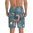 Fotbe Watermelons Dachshunds Pajama Shorts for Men, Men's Pajama