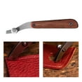thumbnail image 4 of Abbracc Outil de Raclage de Bord en Cuir Réglable Professionnel en Acier Inoxydable et Bois, 4 of 7