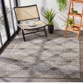 thumbnail image 3 of SAFAVIEH Montage Hedley Geometric Indoor/Outdoor Area Rug, Dark Grey/Grey, 8' x 10', 3 of 9