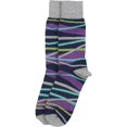thumbnail image 1 of The Men's Store Calcetines de vestir de rayas modernas para hombre, multicolor, 10-13, 1 of 1