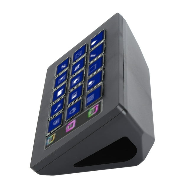 15 Keys Visual Keyboard, LCD Custom Keyboard Streamlined Workflow for Movie Editing