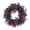 Purple, variant on Artificial Butterfly Orchid Wreath Simulation Flower Wreath for Home Decoration, Pink Color Fake Flowers Wreath for Door Wall Decor, Realistic Plastic Wreath for Indoor and Outdoor Use