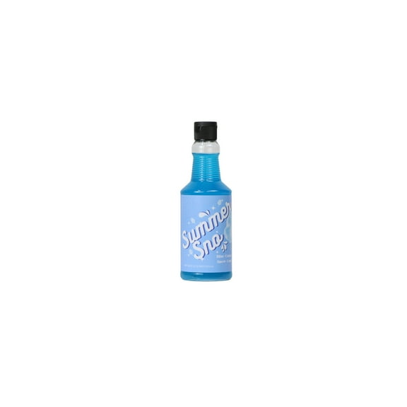 Summer Sno Snow Cone Syrup 1 Pint Blue Cotton Candy