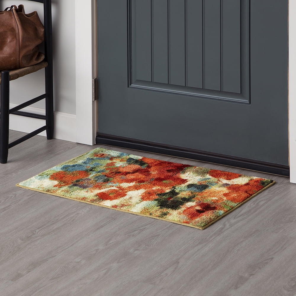Mohawk Home Colorful Garden Printed Indoor Nylon Area Rug, Multi, 1' 8" x 2' 10"