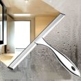 thumbnail image 1 of Clean Stainless Steel Window Squeegee Shower Squeegee Lightweight Shower Squeegy Cleaner Portable Car Glass Cleaner, 1 of 5