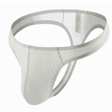 

Mens Underwear Clearance Under $10 Ring Panties Sexy Fashion Breathable Nylon Mesh Thong Cool And Comfortable White L D2656