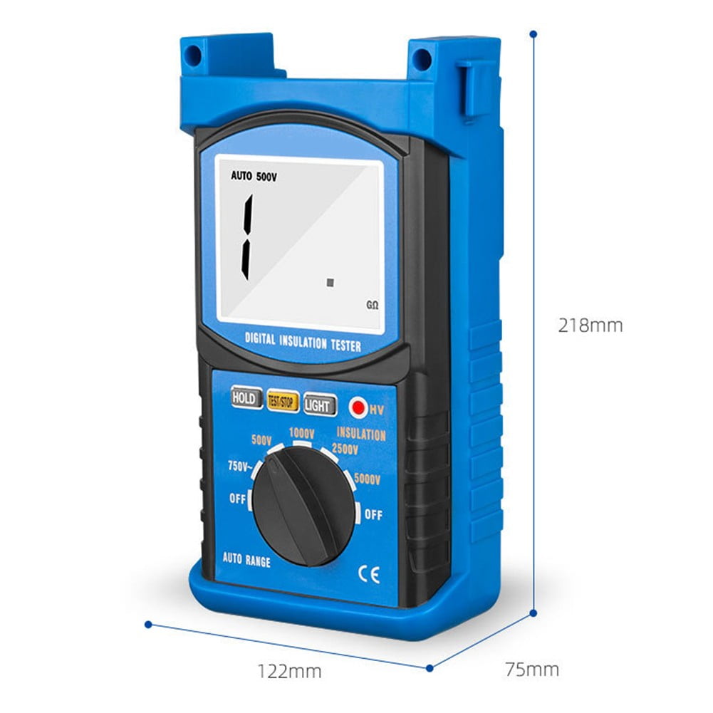 55000V Digital Insulation Resistance Tester 200GΩ Megohmmeter AC Voltmeter