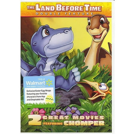 The Land Before Time: Chomper Double Feature (DVD + Easter Egg Wraps) (Walmart Exclusive) (Full Frame)