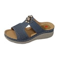 thumbnail image 3 of Mostsola Womens Orthopedic Sandals Comfort Slip on Walking Shoes Hollow out Bohemian Slides, 3 of 9