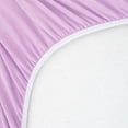thumbnail image 2 of SheetWorld Fitted 100% Cotton Jersey Cradle Sheet 18 x 36, Solid Lavender, 2 of 5