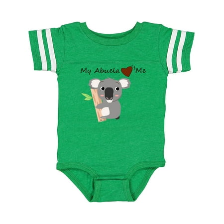 

Inktastic Koala (abuela loves me) Gift Baby Boy or Baby Girl Bodysuit