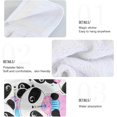 thumbnail image 5 of SKYSONIC 12"x17" Hanging Kitchen Hand Towels Dishcloths Sets with Loop, Happy Panda Absorbent Hand Towels 2 Piece Sets Holiday Cake, 5 of 6