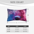 thumbnail image 4 of Sikiie Color Explosion Makeup Brush Print Plush Pillow Cover, Wrinkle-proof and Stain-resistant Pillow Protector without Pillow Core, Home Decoration-20"x30", 4 of 6