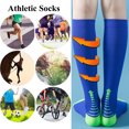 thumbnail image 5 of Buankoxy Compression Socks for Women and Men Support Sport Socks for Running,Athletic,4 Pairs,20-30 mmhg,L/XL Style C, 5 of 6