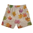 thumbnail image 2 of Kids' Beach Pants Comfortable Swim Trunks Colored Autumn Leaves Shorts for Pool Vacation and Lounge Wear 5T, 2 of 8