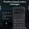 thumbnail image 2 of Injueey Cambiador De Voz, Tarjeta De Sonido Multifuncional, Mezclador De Audio Portátil Cambiador De Voz, Modificadores De Voz para Teléfonos Sistemas de cine en casa, 2 of 6