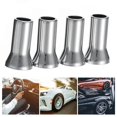 thumbnail image 2 of 4PCS Chrome Alloy Universal Silver Wheel Tyre Valve Caps Stem Dust Cover, 2 of 8