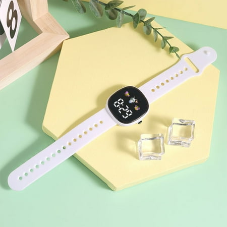 Kid s Joy! HIMIWAY Sweatshirt Dress Fun Electronic Watches for Kids Colorful and Stylish Electronic Watch for Trendy Kids LED Electronic Waterproof Watch