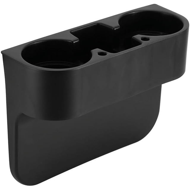 Portavasos para coche, portavasos con cuña para costura de asiento de coche, soporte para teléfono móvil, soporte para botellas de comida y bebida, organizador de almacenamiento, guantera