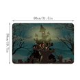 thumbnail image 3 of Halloween Door Mat Ghost Pumpkin Absorbent Doormat for Bathroom Toilet Holiday Decor by OVFUIZ, 3 of 7