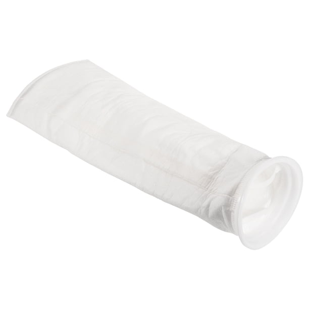 Uxcell 6'' Calcetines de Filtro de Anillo 1 Micrón para Cesta de Skimmer de Piscina, Blanco