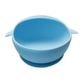 thumbnail image 2 of Linnome Silicone Suction Bowl Penguin Shape Feeding Bowl with Lid Non Slip Dishware for Home Kitchen Mealtime B, 2 of 7
