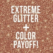 Hard Candy Glitteratzi Lip Duo, 2-in-1 Glitter Lipstick & High-Shine Gloss Duo, Dream Queen, Rose Pink
