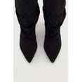 thumbnail image 4 of Women's Pointy Toe Kitten Heel Mid Calf Slouch Boots, 4 of 6
