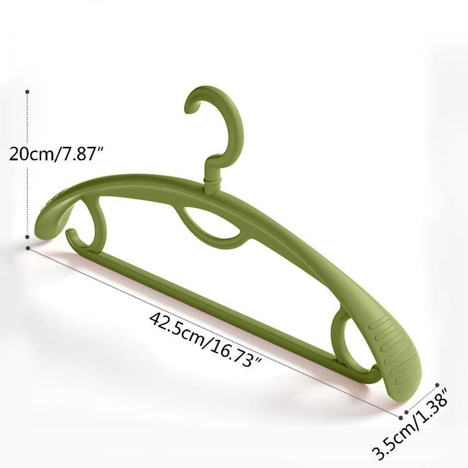 10pcs Plastic Hangers for Clothes Seamless Clothing Drying Rack Non-Slip Suit Coat Hanger Hanging for Jacket Shirt Close