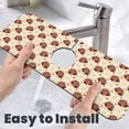 thumbnail image 6 of Sikiie Fall Turkey Splash Guard for Sink Faucet-1 PC Super Absorbent Fast Drying Mat Sink Gadgets-Splash Guard for Kitchen, Sink Mat, 6 of 7