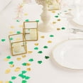 thumbnail image 5 of Efavormart 15G Bag | Metallic Green And Gold Tropical Palm Leaf Table Confetti, Shiny Monstera Leaves Party Scatters, 5 of 11