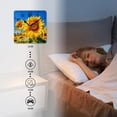 thumbnail image 4 of 12 Inch Wall Clock Battery Operated Silent Clock Decorative for Office, Kitchen, Outdoor, Living Room，Beautiful Sunflower Field Print, 4 of 4