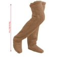 thumbnail image 3 of Over Knee Fuzzy Socks Thigh High Furry Plush Stockings Long Leg Warmers Winter Thermal Home Sleeping Socks for Womens, 3 of 9