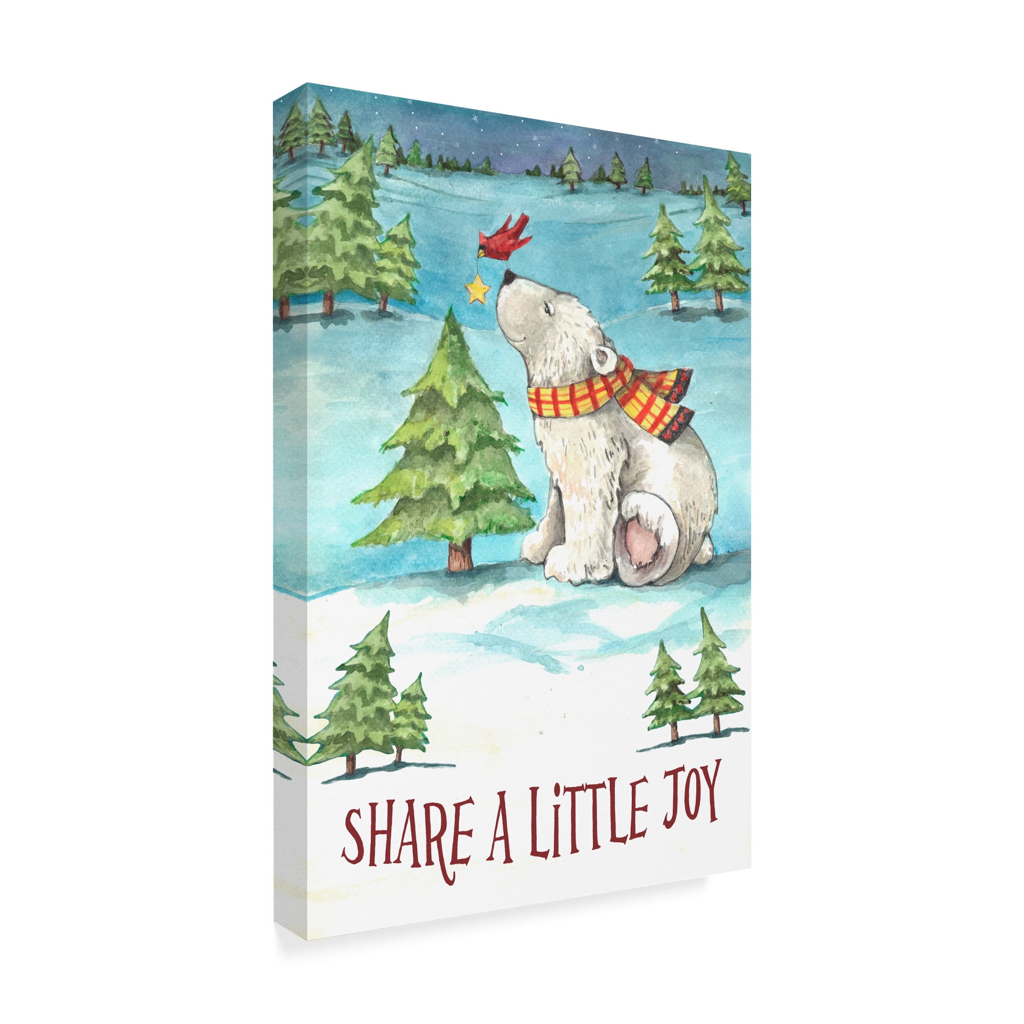 Trademark Fine Art 'Share A Little Joy' Canvas Art by Melinda Hipsher