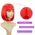 thumbnail image 5 of Ladies Wig Carnival Human Hair Short Wig for Party Decoration and Events, 5 of 7