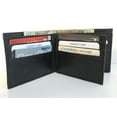 thumbnail image 6 of RFID Blocking Genuine Leather Men's Bifold Wallet Center Flap Credit Card ID  Holder, 6 of 8